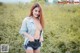 Tualek Orawan beautiful super hot boobs in outdoor photo series (17 pictures)